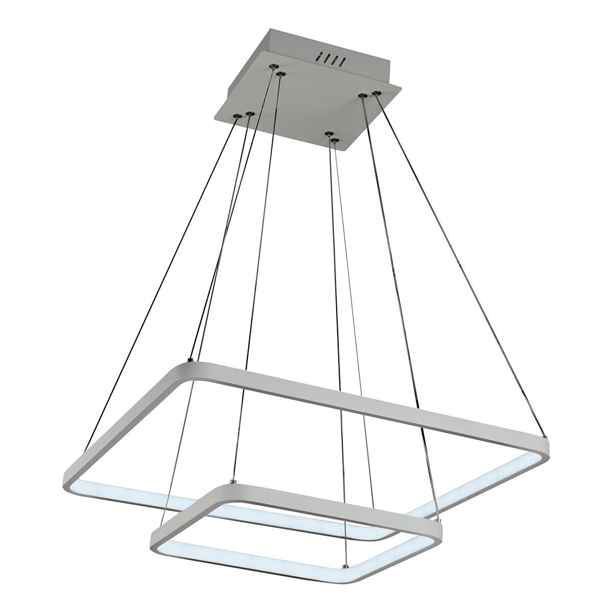 фото подвесной светодиодный светильник iledex venus 8153-500+300-d-t wh | 220svet.ru