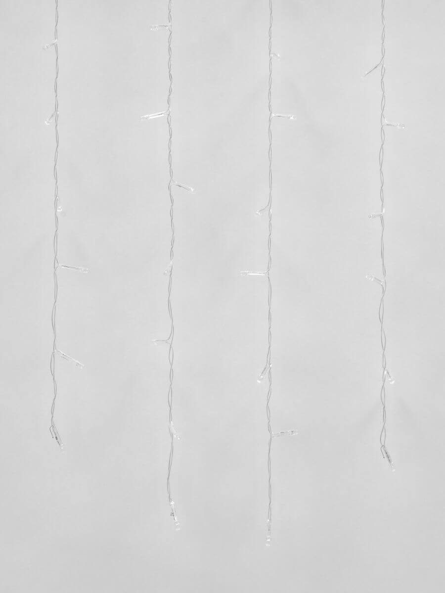 фото светодиодная гирлянда uniel бахрома 220v белый uld-b1805-048/dta white ip20 ul-00005275 | 220svet.ru