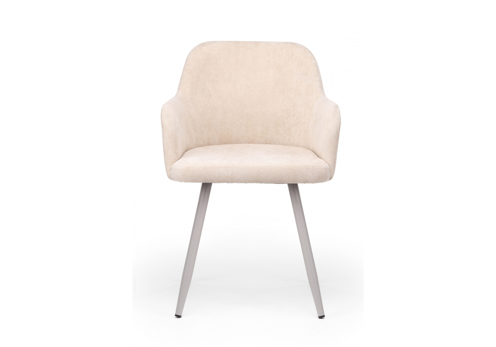 фото стул на металлокаркасе woodville инфини латте (ocean 003) / серый 631766 | 220svet.ru