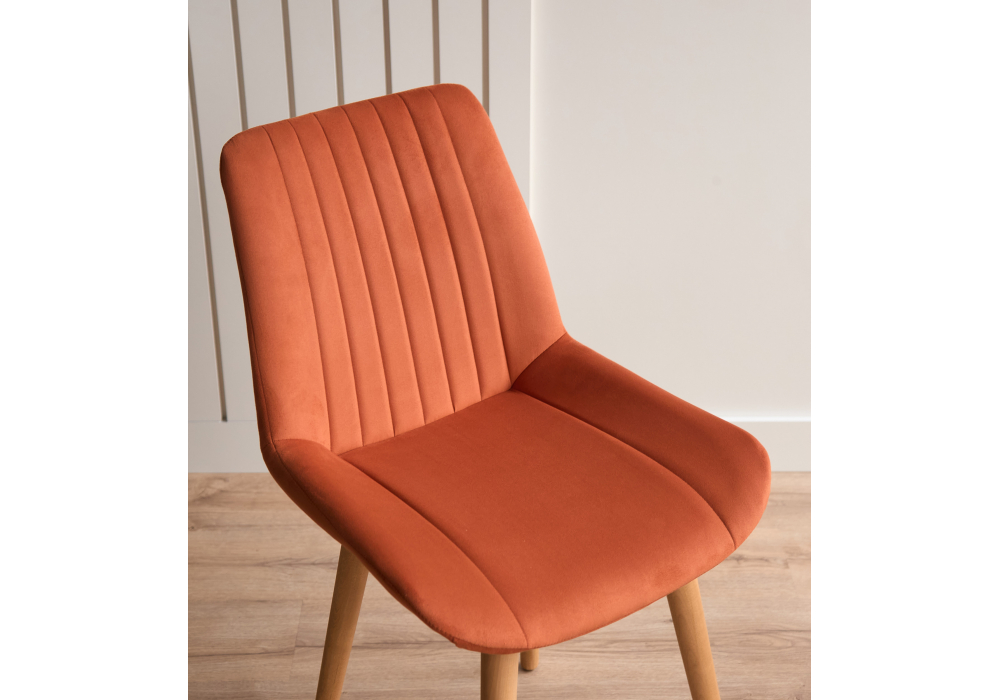 фото стул деревянный woodville седа терракотовый (zd 432) / светлое дерево np 632425 | 220svet.ru