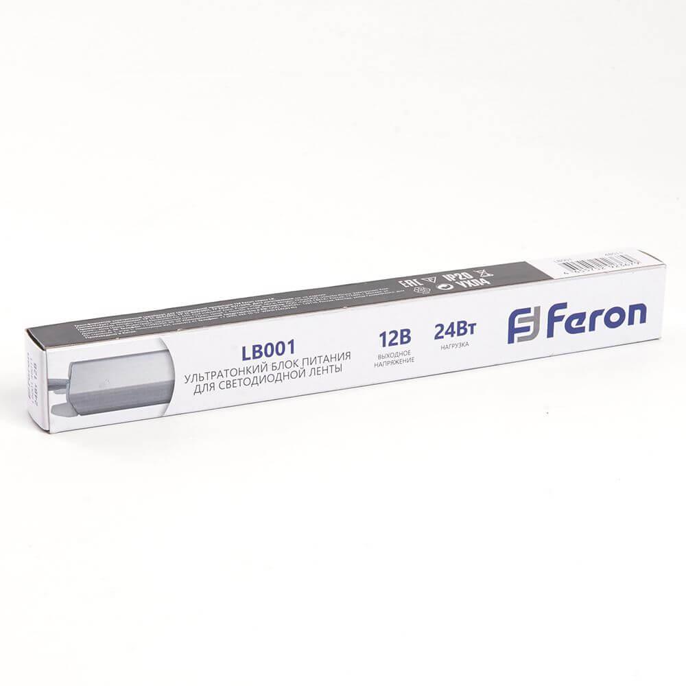 фото блок питания для светодиодной ленты feron lb001 12v 24w ip20 2a 48011 | 220svet.ru