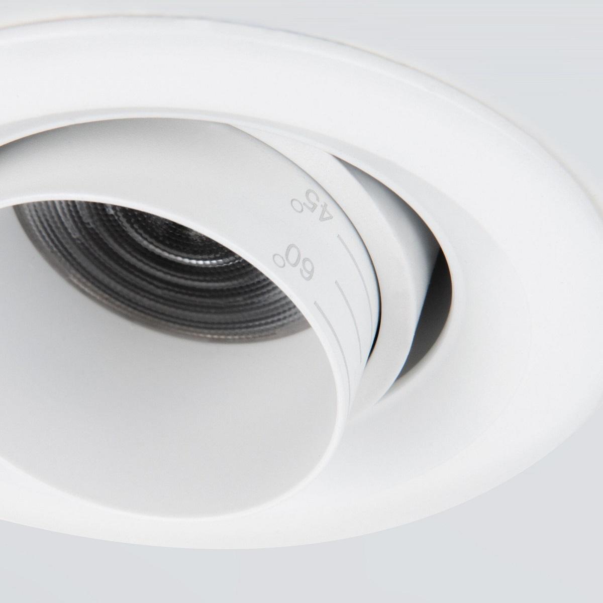 фото встраиваемый светодиодный светильник elektrostandard 9919 led 10w 3000k белый a064031 | 220svet.ru