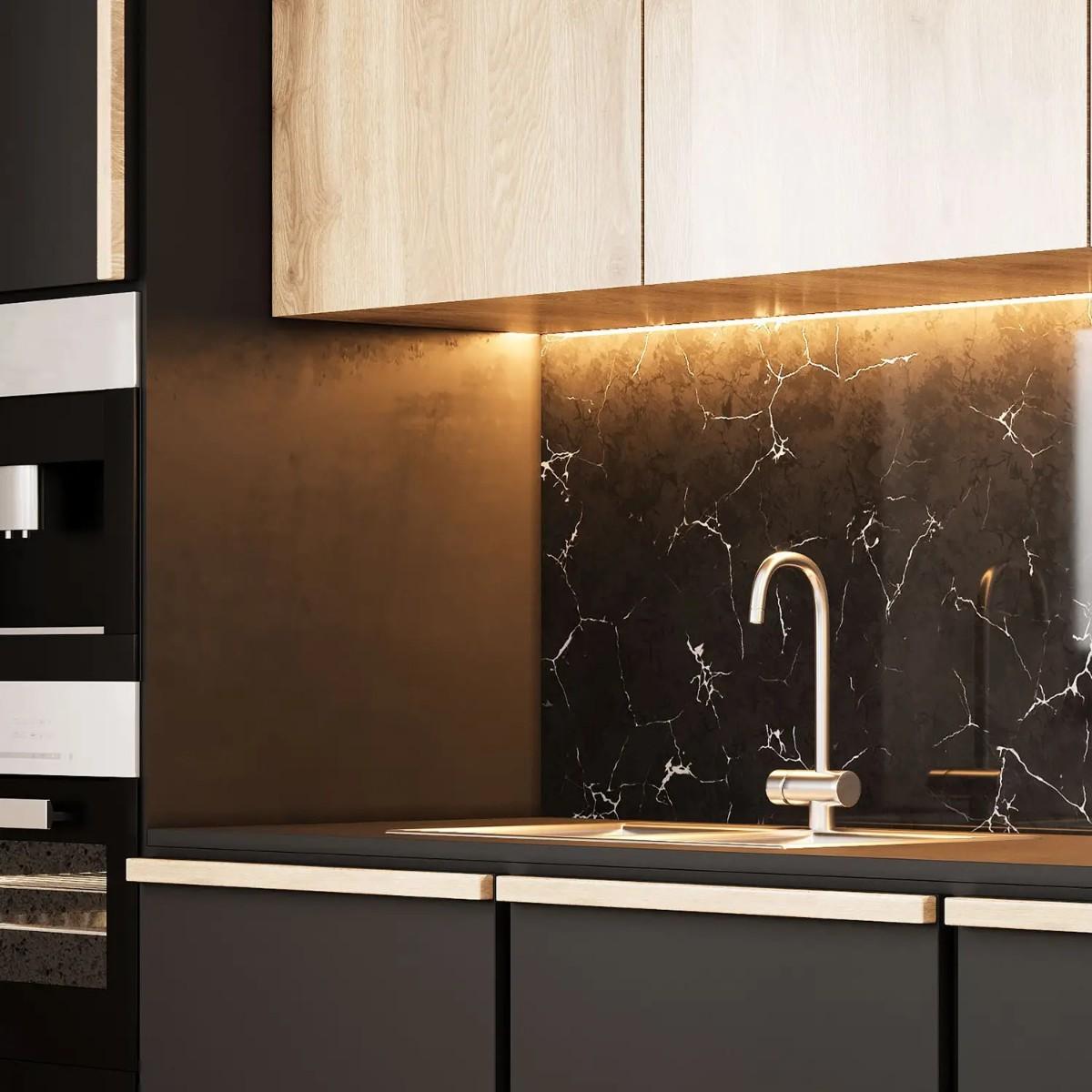 фото лента gauss 10w/m 120led/m 2835smd теплый белый 5m bt039 | 220svet.ru