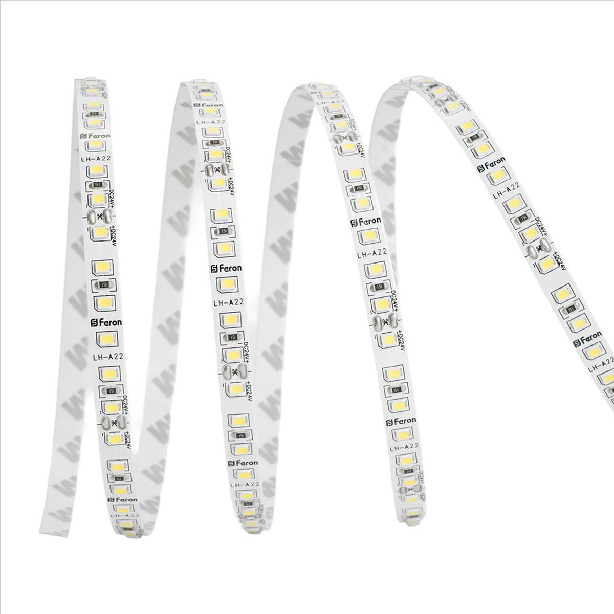 фото светодиодная лента feron 11w/m 120led/m 2835smd 3000к 30m ls501 53086 | 220svet.ru