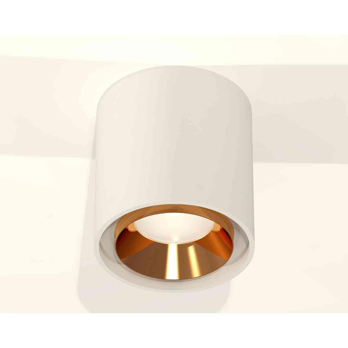 фото комплект накладного светильника ambrella light techno spot xs7722004 swh/pyg белый песок/золото желтое полированное (c7722, n7034) | 220svet.ru