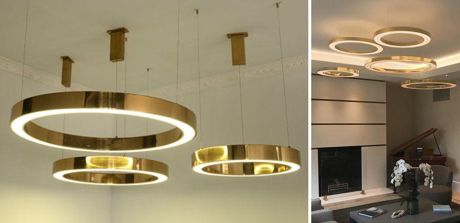 фото подвесной светодиодный светильник imperium loft light ring horizontal 177930-22 | 220svet.ru