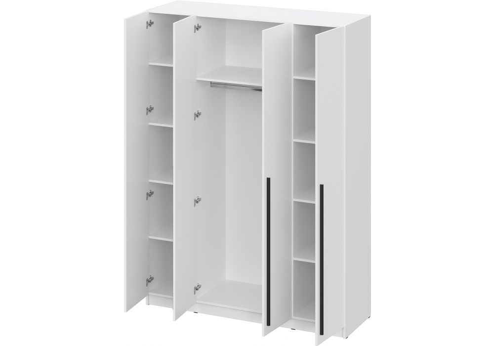 фото шкаф woodville бирма шк-1600 белое дерево / белое дерево 600827 | 220svet.ru