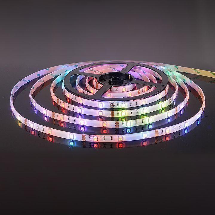 фото светодиодная лента elektrostandard 14,4 w/m 60led/m 5050smd rgb 5m a034874 | 220svet.ru
