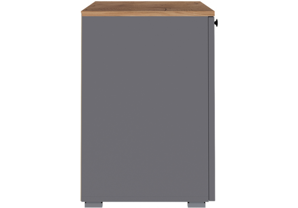 фото тв-тумба woodville опра серый графит / дуб золотой craft 676803 | 220svet.ru