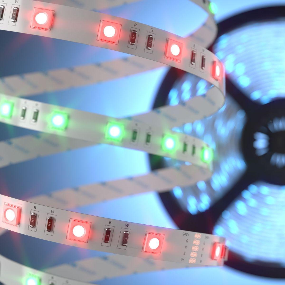 фото светодиодная лента elektrostandard 7,2w/m 30led/m 5050smd rgb 5m a027833 | 220svet.ru