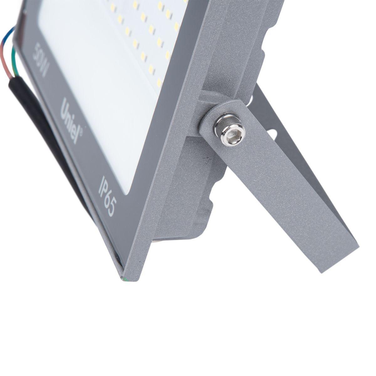 фото прожектор светодиодный uniel ulf-f23-50w/6500k ip65 160-240v grey ul-00011846 | 220svet.ru