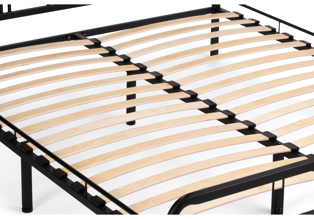 фото кровать woodville рейк 140х200 черная 403025 | 220svet.ru