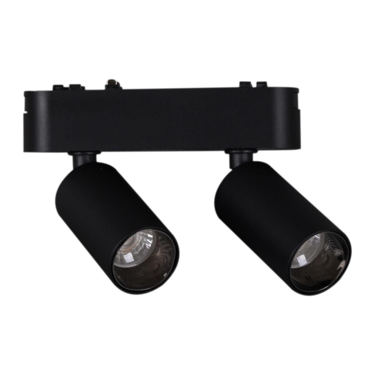 фото магнитная трековая система reluce 13005-9.3-002ur magnetic led2x5w bk | 220svet.ru