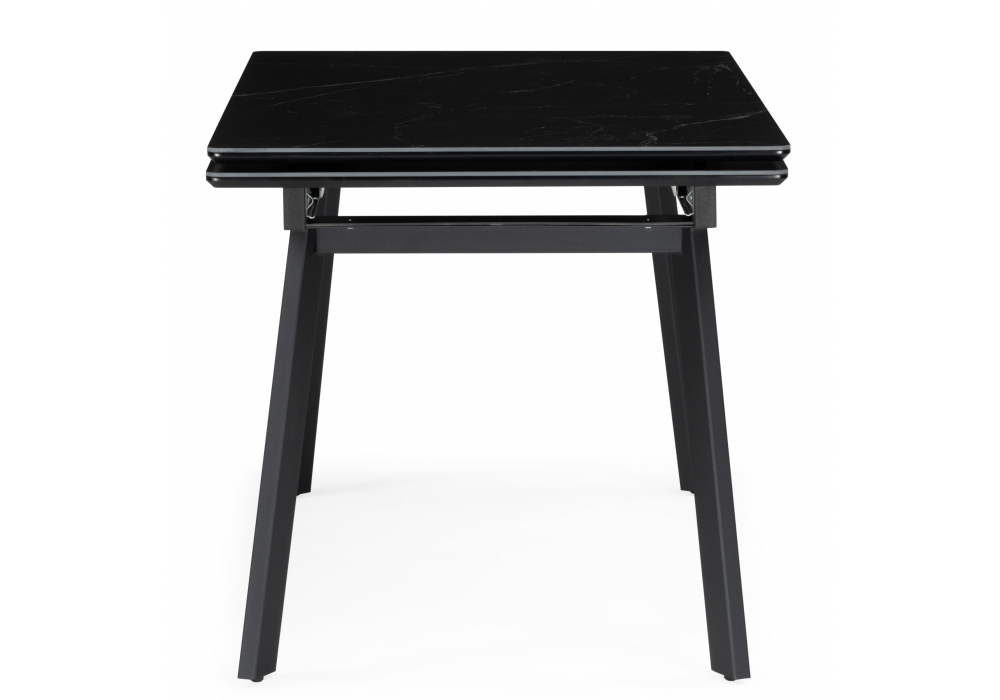 фото керамический стол раскладной 120(180)х80 woodville норман shakespeare black 622886 | 220svet.ru