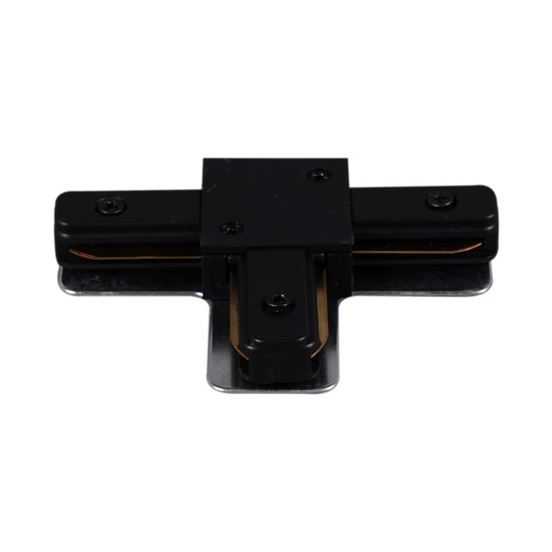 фото коннектор t-образный reluce rl rl 06039 t-connector bk | 220svet.ru