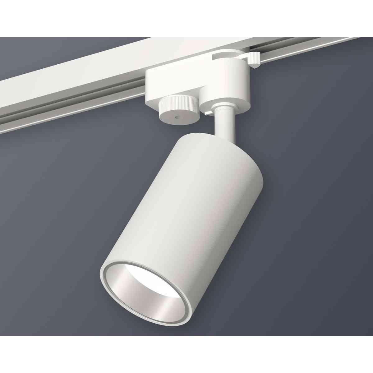 фото комплект трекового светильника ambrella light track system xt6322022 swh/psl белый песок/серебро полированное (a2520, c6322, n6112) | 220svet.ru