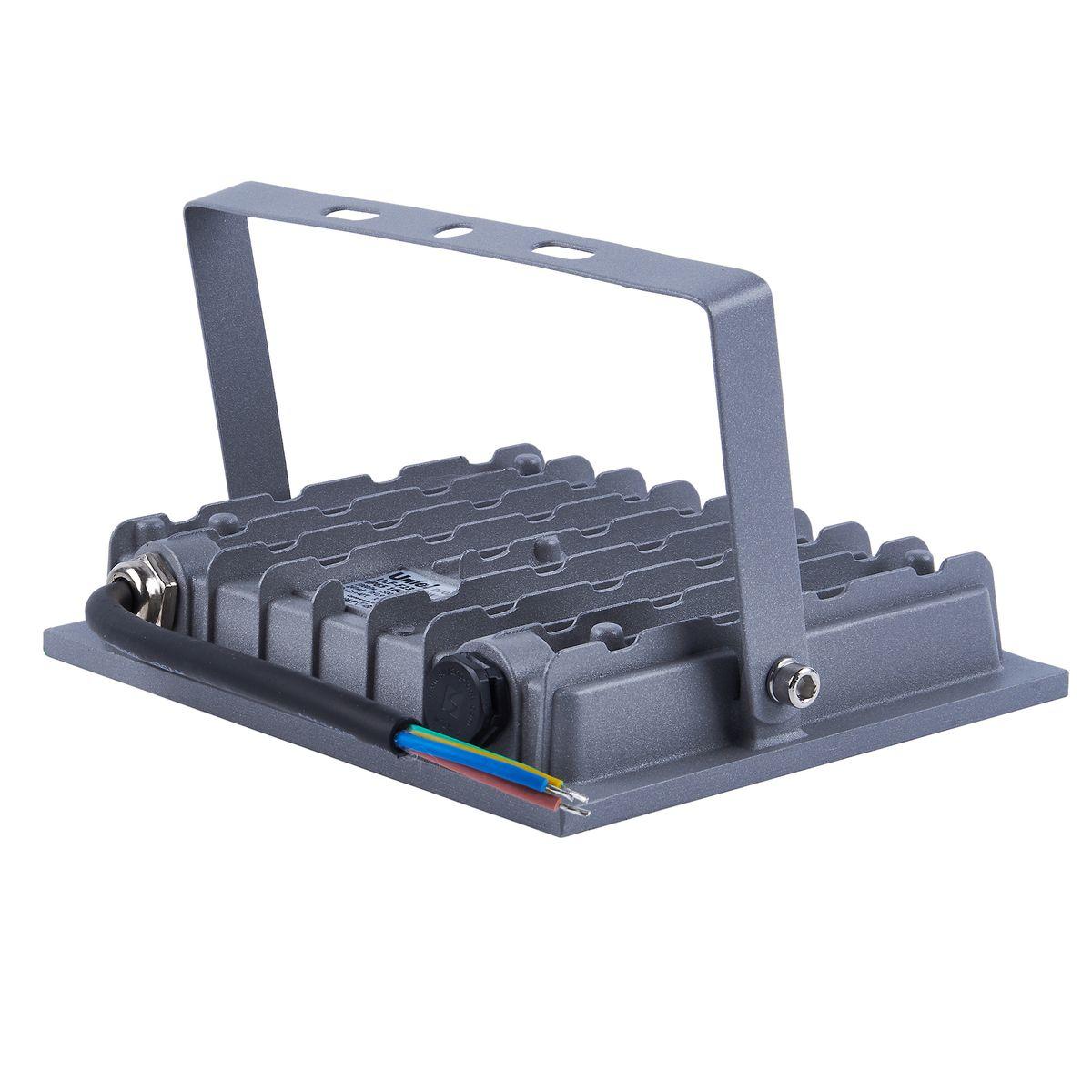 фото прожектор светодиодный uniel ulf-f23-50w/6500k ip65 160-240v grey ul-00011846 | 220svet.ru