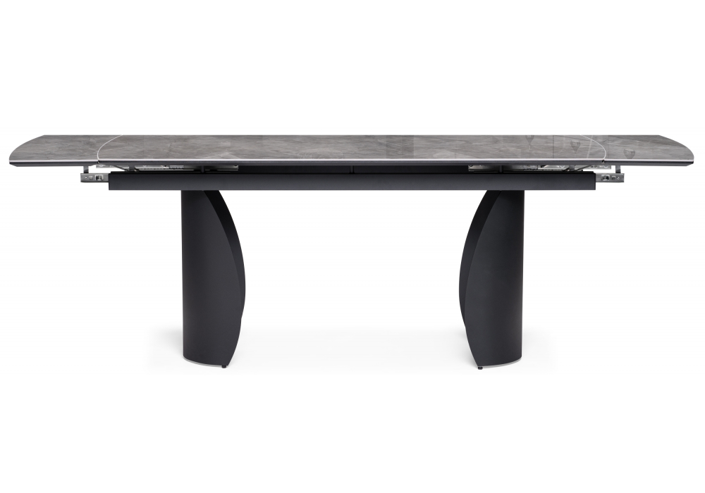 фото керамический стол раздвижной woodville готланд 180(240)х90х79 baolai / черный 588028 | 220svet.ru