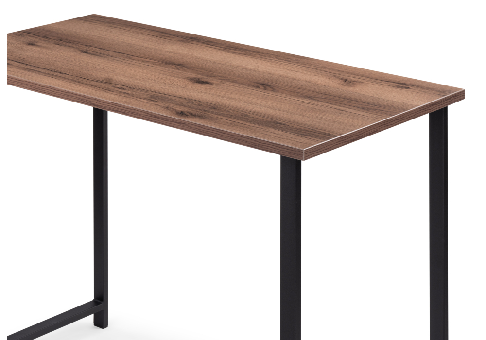 фото стол woodville дилан лофт 120х40х90 дуб делано темный 513980 | 220svet.ru