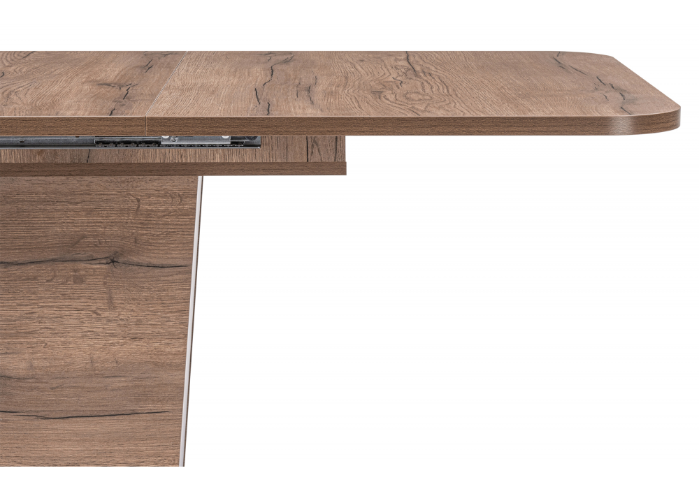 фото стол деревянный woodville токио-28 дуб табачный / антрацит 515103 | 220svet.ru