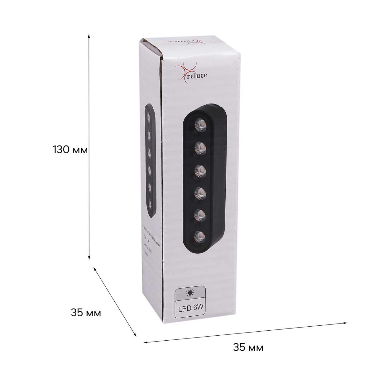 фото магнитная трековая система reluce 13002-9.3-001ur magnetic led6w bk | 220svet.ru