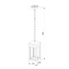 Миниатюра фото уличный подвесной светодиодный светильник elektrostandard 1528 techno led серый a051858 | 220svet.ru