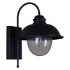 Миниатюра фото уличный настенный светильник reluce 08300-9.2-001sj bk | 220svet.ru