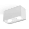 Миниатюра фото комплект накладного светильника ambrella light techno spot xs7850010 swh белый песок (c7850, n7710) | 220svet.ru