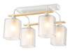 Миниатюра фото потолочная люстра  ambrella light traditional loft tr tr3033246/4 wh/wd | 220svet.ru