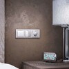 Миниатюра фото диммер werkel серебряный рифленый w1142009 | 220svet.ru