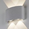 Миниатюра фото уличный настенный светодиодный светильник elektrostandard 1555 techno led twinky a038416 | 220svet.ru
