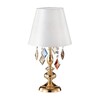 Миниатюра фото настольная лампа crystal lux mercedes lg1 gold/color | 220svet.ru