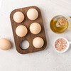 Миниатюра фото подставка для 6 яиц деревянная, дуб uneca | 220svet.ru