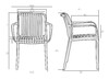 Миниатюра фото стул обеденный dobrin walter lmzl-pp776a-n_p_b-03-12958 | 220svet.ru