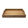 Миниатюра фото поднос с ручками 50х36х6 см деревянный, дуб uneca | 220svet.ru