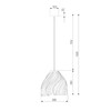 Миниатюра фото подвесной светильник eurosvet sinki 40076/1 белый | 220svet.ru