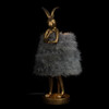 Миниатюра фото настольная лампа loft it lapine 10315/a grey fluff | 220svet.ru