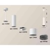 Миниатюра фото комплект подвесного светильника ambrella light techno spot xp7401002 swh/bk белый песок/тонированный (a2301, c6342, a2030, c7401, n7192) | 220svet.ru
