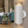 Миниатюра фото настенный светильник эра wl50 wh/bk б0061196 | 220svet.ru
