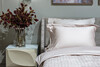 Миниатюра фото веточка эвкалипта с цветами листья бордовые garda decor 9f28558br | 220svet.ru
