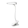 Миниатюра фото настольная светодиодная лампа на прищепке uniel ulm-d602 10w/3000-6000k/dim white ul-00011095 | 220svet.ru