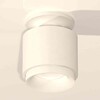 Миниатюра фото комплект накладного светильника ambrella light techno spot xs7510044 swh/fr белый песок/белый матовый (n7925, c7510, n7165) | 220svet.ru