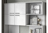 Миниатюра фото компьютерный стол левый woodville эльброни белый 664904 | 220svet.ru