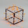 Миниатюра фото гирлянда нить с колпачком 10м оранжевая 24в, 100 led, провод прозрачный пвх, ip65 ltc pst100cap-10-1or | 220svet.ru