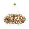 Миниатюра фото подвесная люстра crystal lux garden sp9 d800 gold | 220svet.ru