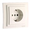 Миниатюра фото розетка 2к+з mono electric larissa 16a 250v винтовое подключение слоновая кость 103-010121-117 | 220svet.ru