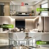 Миниатюра фото светильник встраиваемый декоративный эра kl103 wh/gd под лампу mr16 gu5.3 белый/золото б0056351 | 220svet.ru