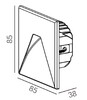 Миниатюра фото крышка deko-light cover white squared for light base cob indoor 930360 | 220svet.ru