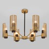 Миниатюра фото потолочная люстра eurosvet 70139/6 латунь | 220svet.ru
