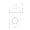 Миниатюра фото встраиваемый светодиодный светильник elektrostandard 25096/led a066136 | 220svet.ru